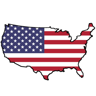 U.S. Map Flag